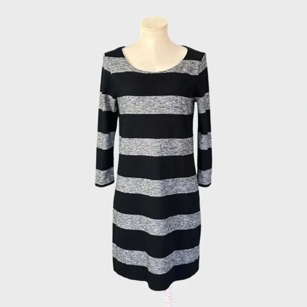 Old Navy Striped Boat Neck Shift Dress